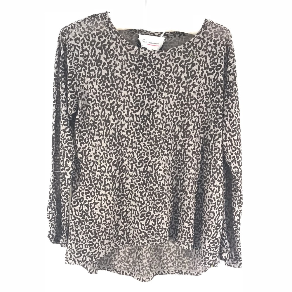 Vince Camuto Leopard Shirt - Picture 2 of 4